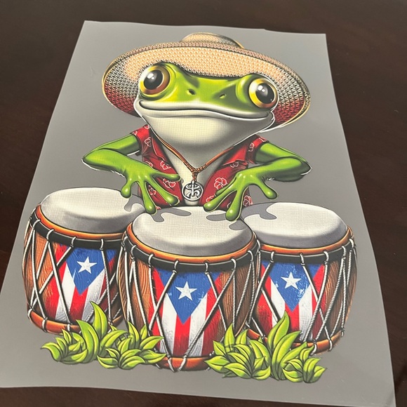 Puerto Rico Floral Flag Iron patch - Picture 7 of 14